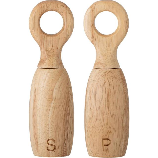 Salt & peberkværn sæt "Martim" lys naturfarve - Bloomingville