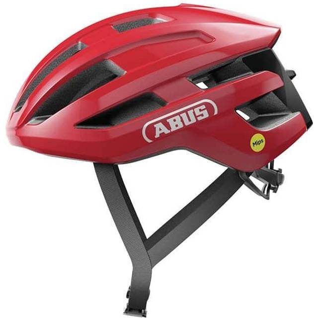 Abus Powerdome Mips Road Cycling Helmet - Blaze Red