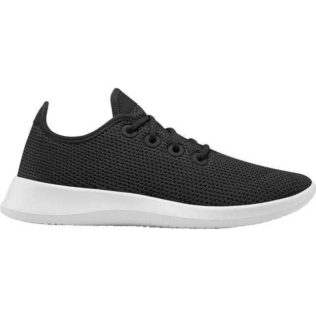 Allbirds Mens Jet Black (white) Tree Runner Fsc-certified Eucalyptus Tree-fibre Low-top Trainers Eur 47 / 13 Uk Men - Jet Black (White)