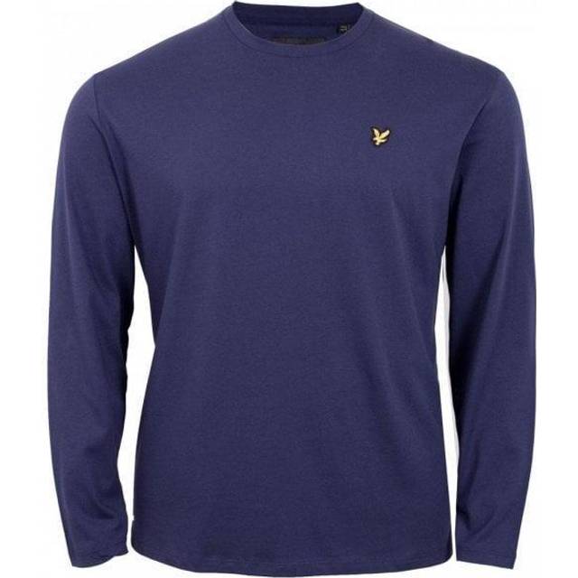 LYLE & SCOTT Plain L/S T-Shirt |Blå |XS