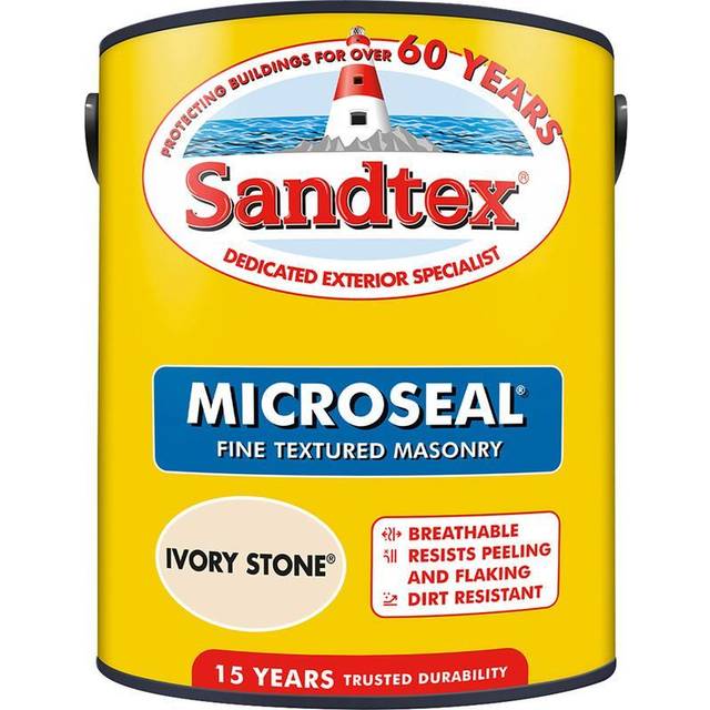 Sandtex Retail Fine Textured Masonry Ivory Stone 5 L