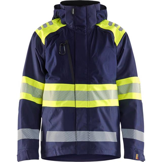BLÅKLÄDER Skaljacka 44201977 (Kulör: Marinblå / Varselgul Storlek: S)