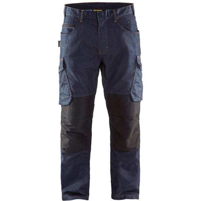 Blaklader Service Denim Stretch Trousers 14971141 Navy Blue/Black 49S