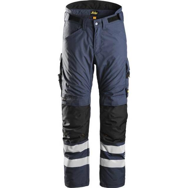 Snickers Workwear 6619 AllroundWork Vinterbyxa marin/svart, korta, fodrade Marin/Svart