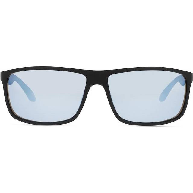 Black Thin Frame Blue Frame Sunglasses 63mm (*)