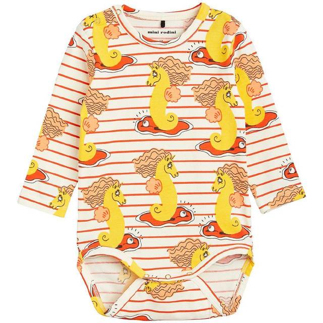 Mini Rodini Baby printed cotton-blend bodysuit