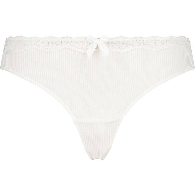 Hunkemöller Lola stringtrosa, vit, Storlek: XS, Kvinnor