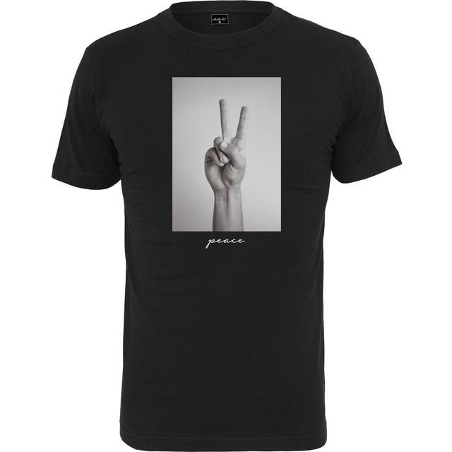 T-shirt Urban Classics Peace Sign Tee Black XXL (XXL)