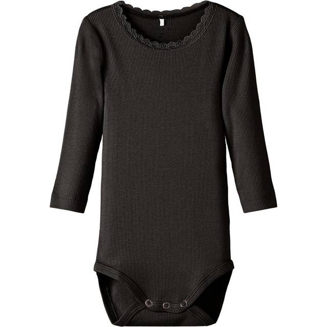 Body baby girl long sleeves Name it Kab - Noir - 4 months