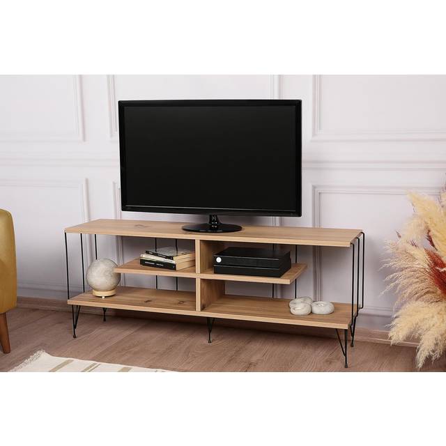 Hanah Home - Tv-bänk Eze - Mörkgrå - Natur - TV-bänkar & mediabänkar - Från Homeroom