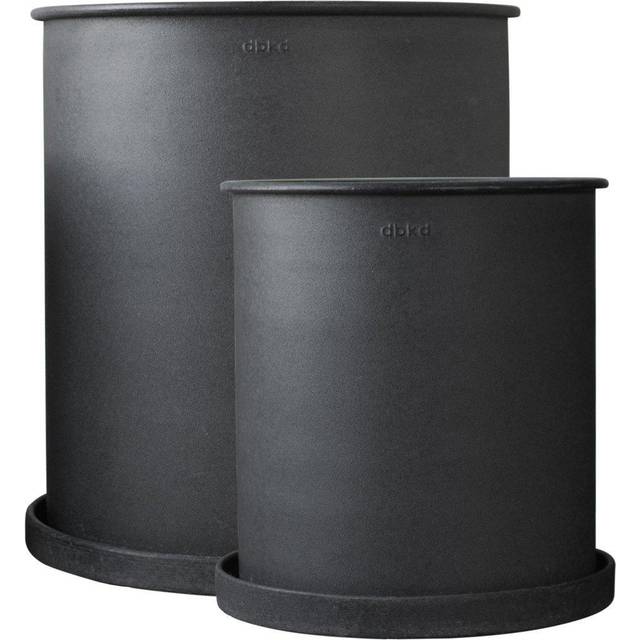 DBKD Plant pot kruka large 2-pack Black