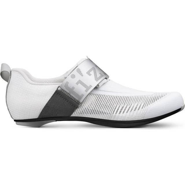 Cykelskor FIZIK Transiro Hydra Aeroweave Carbon Triathlon Vit/Silver