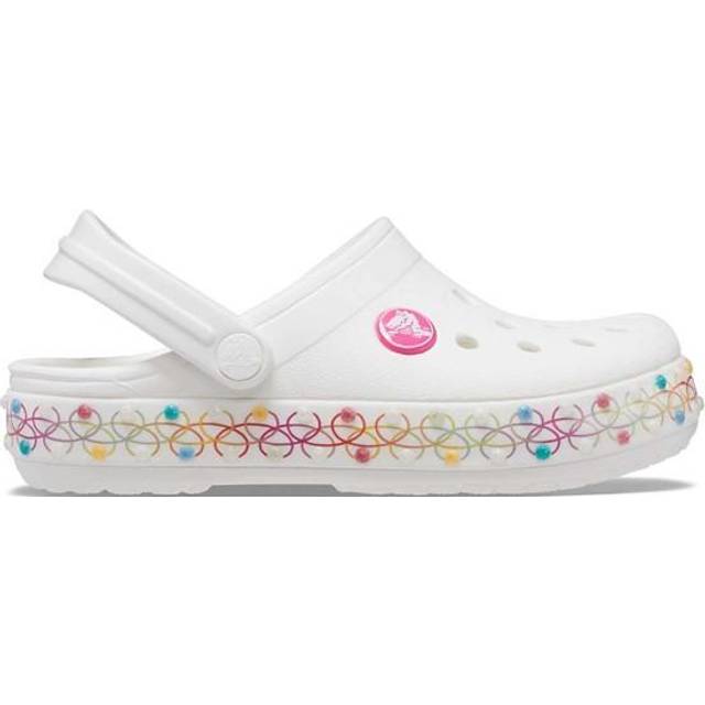 Croc Crocband Stretch Clog Infant | Crocs  | White / Multi  | UK Size 4
