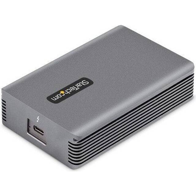 StarTech.com Thunderbolt 3-nätverksadapter, 10 GbE, Thunderbolt 3 till multi-Gigabit LAN/Ethernet-adapter, 10GBASE-T/5-2.5GBASE-T NIC, Thunderbolt 3/4 LAN-adapter, TB3/4-kabel, Win/Mac (TB310G2)