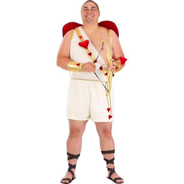 Plus Size Cupid Costume for Men | Valentine's Day Costumes - Brown&#47;Red (3X)