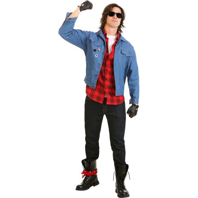 The Breakfast Club John Bender Men's Costume | Movie Costumes - Black&#47;Blue&#47;Red (M)