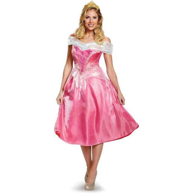 Women's Deluxe Aurora Costume - Pink (L)