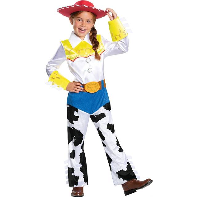 Toy Story Jessie Deluxe Costume for Girls - Red&#47;Yellow&#47;White (3T/4T)