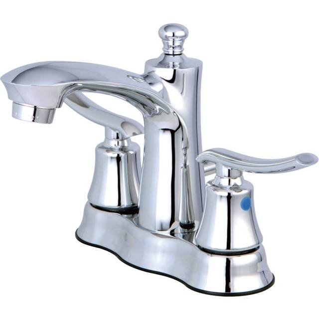 Kingston Brass FB7611JL 4 in. Centerset Bathroom Faucet  Polished Chro