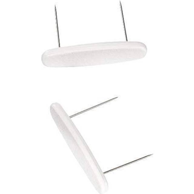 Miles Kimball Bedskirt Pins,White,One Size Fits All