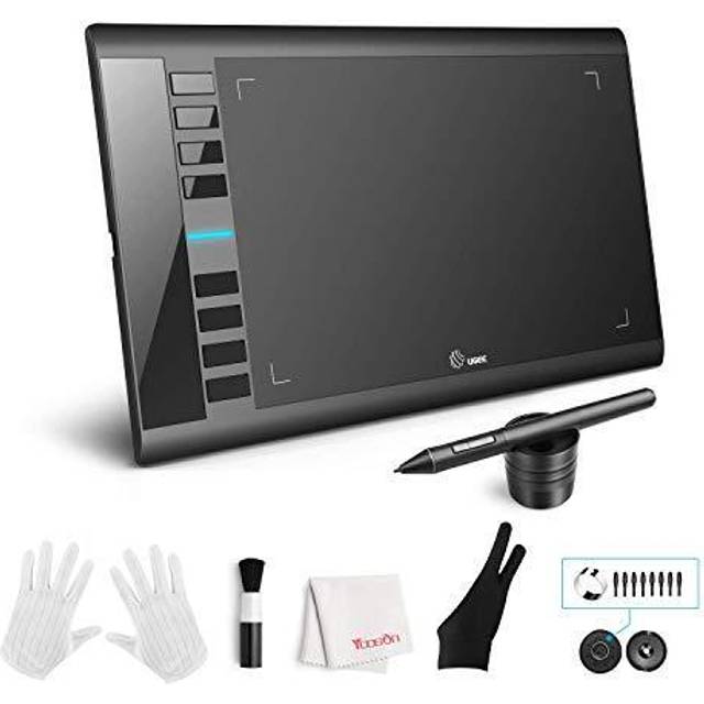 Ugee m708 v3 drawing tablet,10x6in 3d digital graphics tablet with 8192 level p