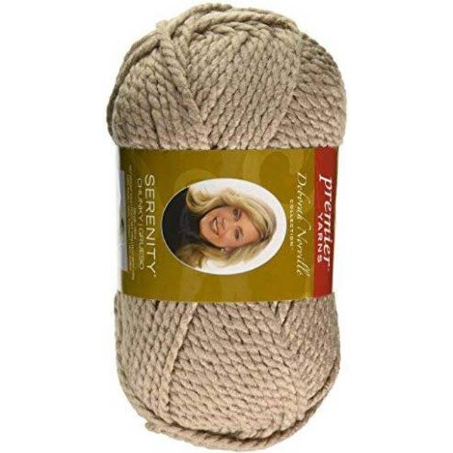 Premier Yarns Serenity Chunky Yarn  Yarn for Crocheting and Knitting  Ideal for Beginners and Experienced Crafters  Acrylic Yarn  Sand  3.5 oz  109 Ya