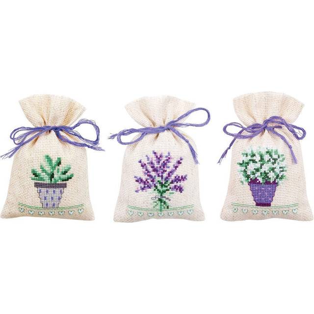 Vervaco Cross Stitch Bag Kit Provence (Set of 3) PN-0167512
