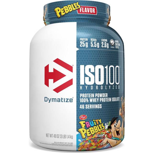 Dymatize  ISO100® Hydrolyzed  100% Whey Protein Isolate  Fruity Pebbles  3 lb (1.4 kg)