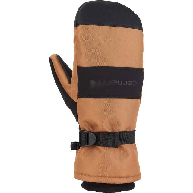 Carhartt Men's W.P. Waterproof Insulated Mittens  Brown/Black  X-Large