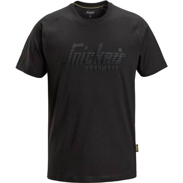 Snickers 2590 Logo T-Shirt Black L Colour: Black, Chest Size: L