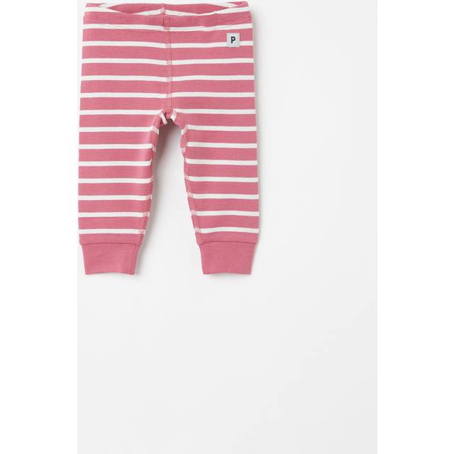 Striped Baby Leggings - Pink - 1-2m x 56