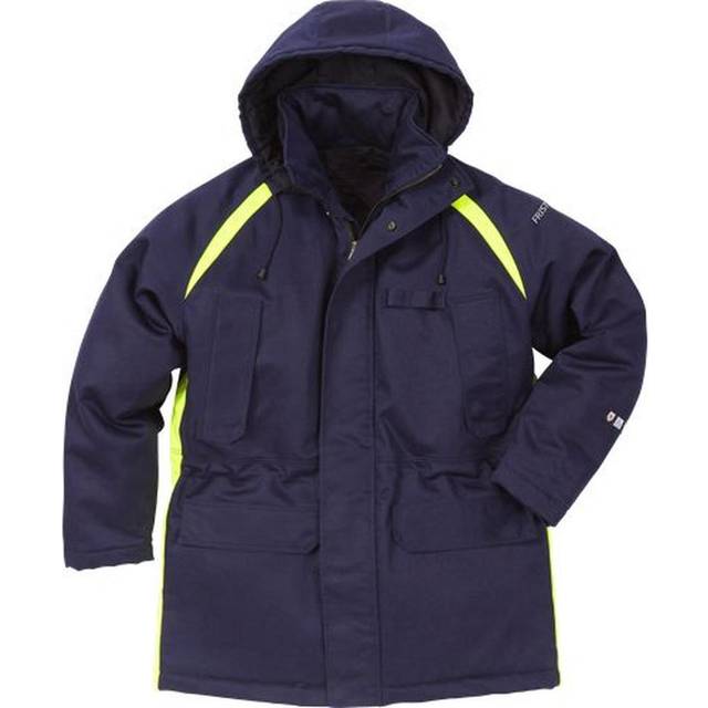 Fristads Vinterparkas flamskyddad 4033 FLI Mörk marinblå 2XL - Mörk Marinblå (2XL)