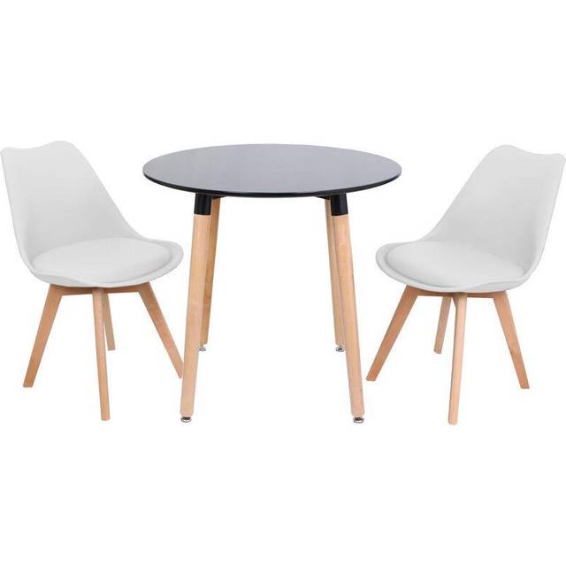 PNT011-2XHC001 Table colour: Black, Pack: Pack of 2, Colour: White