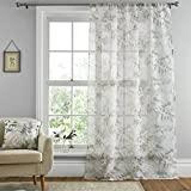 Polyester Standard Slot Top Curtain Panel (Width 182 x Drop 140 cm)
