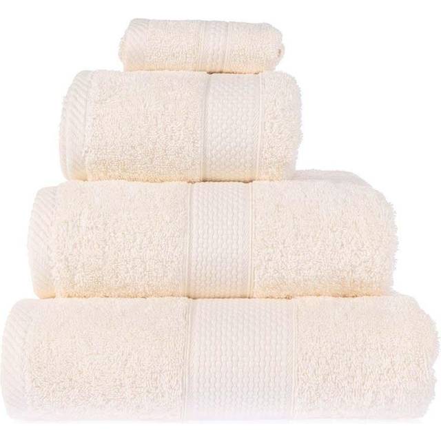 Homescapes Cream Bath Towel Set 100% Turkish Cotton - Natural