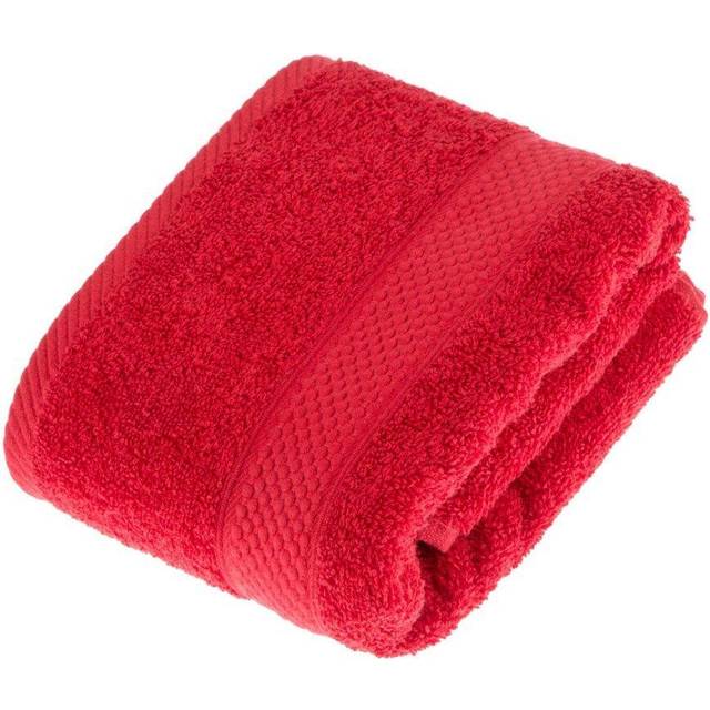 Homescapes Red Hand Towel 100 % Turkish Cotton