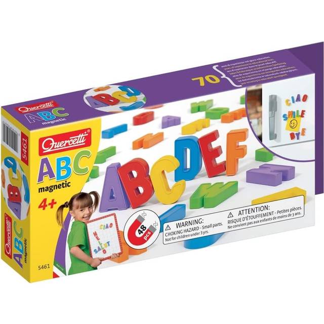 Quercetti ABC Magnetic - 48 Pieces, Multi