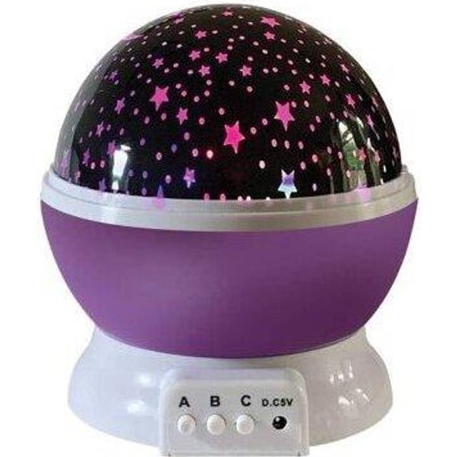 LED Rotating Projector Starry Night Star Sky Light Kids Bedside Lamp