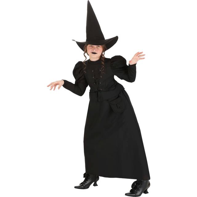 Kid&#39;s Wizard of Oz Wicked Witch Costume - Black (M)