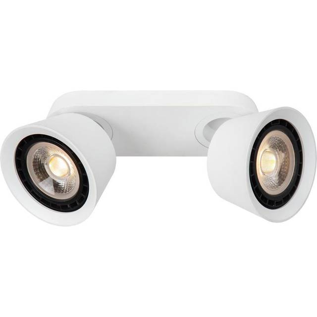 Lucide - trigono - Twin Ceiling Spotlight - 2xES111 - White