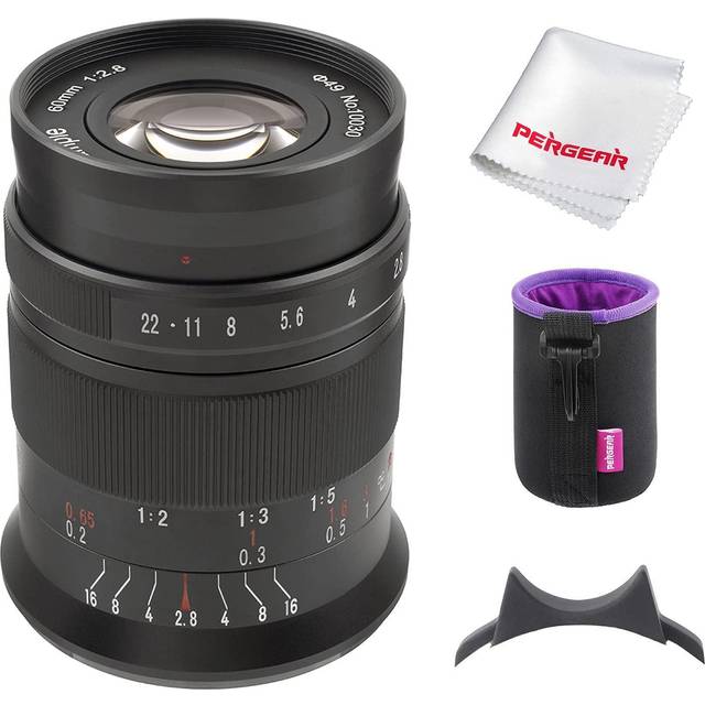 7artisans 60mm F2.8 II APS-C Format Macro Lens  Compatible with Fuji X-Mount Cameras Cameras X-A1 X-A10 X-A2 X-A3 A-at X-M1 XM2 X-T1 X-T3 X-T10 X-T2 X
