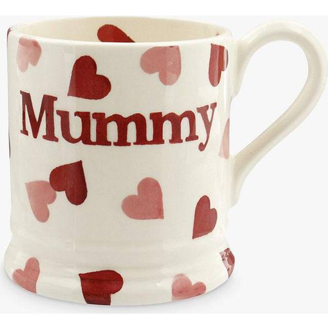 Emma Bridgewater Heart Mug - Pink & Red, Size 300ml
