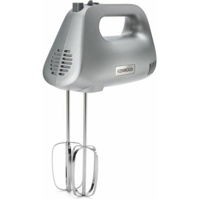 Kenwood QuickMix Stavmixer HMP30.A0SI, med 5 Hastigheter och Turbofunktion, Inklusive Visp och Degkrok i Rostfritt Stål för Bakning och Matlagning, 450W, Silver