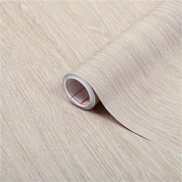 d-c-fix Santana Oak Wood Effect Sticky Back Plastic Vinyl Wrap Film 45cm x 2m - Brown