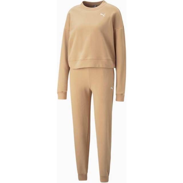 PUMA Sweatshirt Lounge Set in Beige