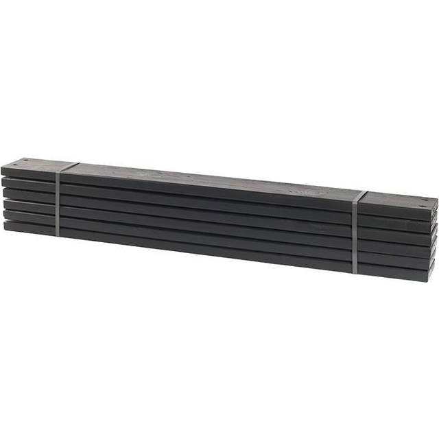 Brädor Plus Till Pipe 6 St Svart 28X120X1200Mm