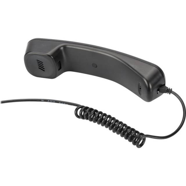 USB telephone handset USB A male-RJ10, cable lenght: 1.80-1.90m