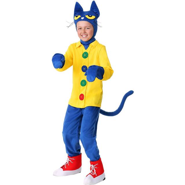 Kid's Pete the Cat Costume | Storybook Costumes - Blue&#47;Red&#47;Yellow (L)