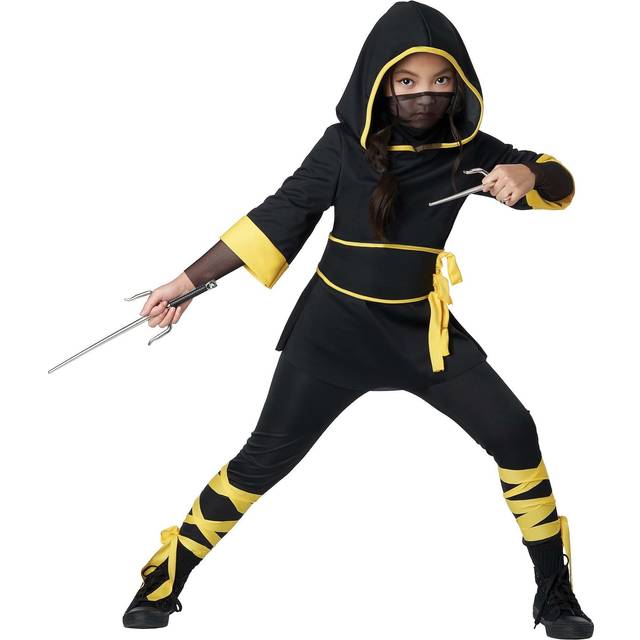 Lightning Ninja Girl's Costume - Black&#47;Yellow (S)