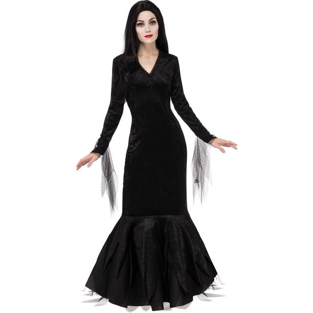 Women's Addams Family Morticia Costume - As Shown (XL)